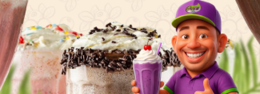 MIlk-Shake no copo